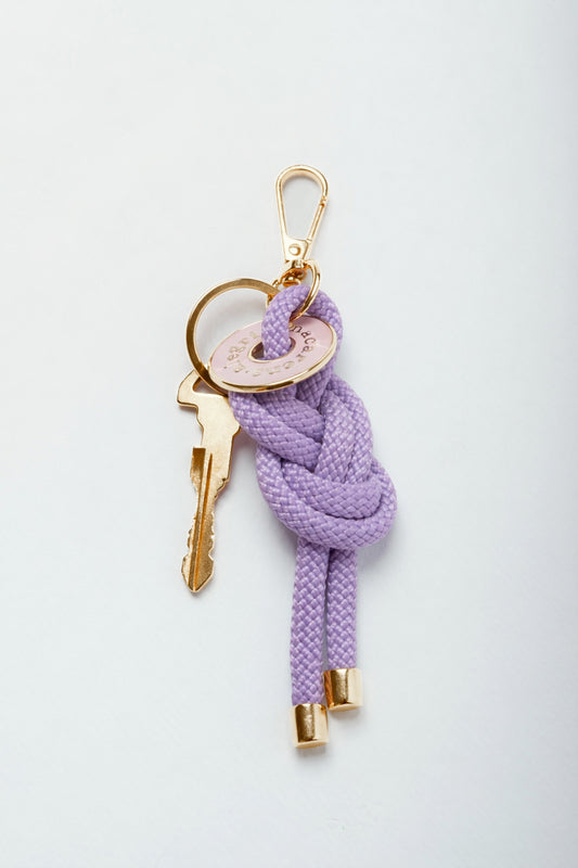 Llavero Nudo Celta Lila