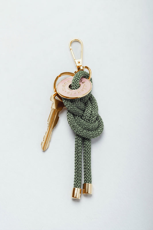 Llavero Nudo Celta Verde