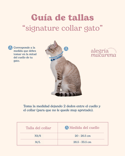 Signature Collar Gato Nude