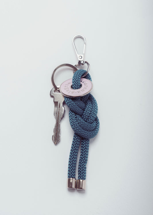 Llavero Nudo Celta Azul