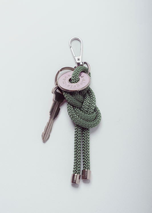 Llavero Nudo Celta Verde